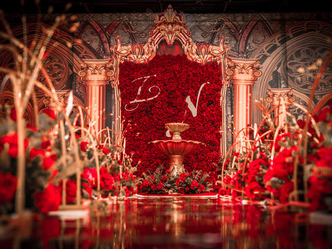 沐宸婚礼|红玫瑰 欧式 奢华庄重