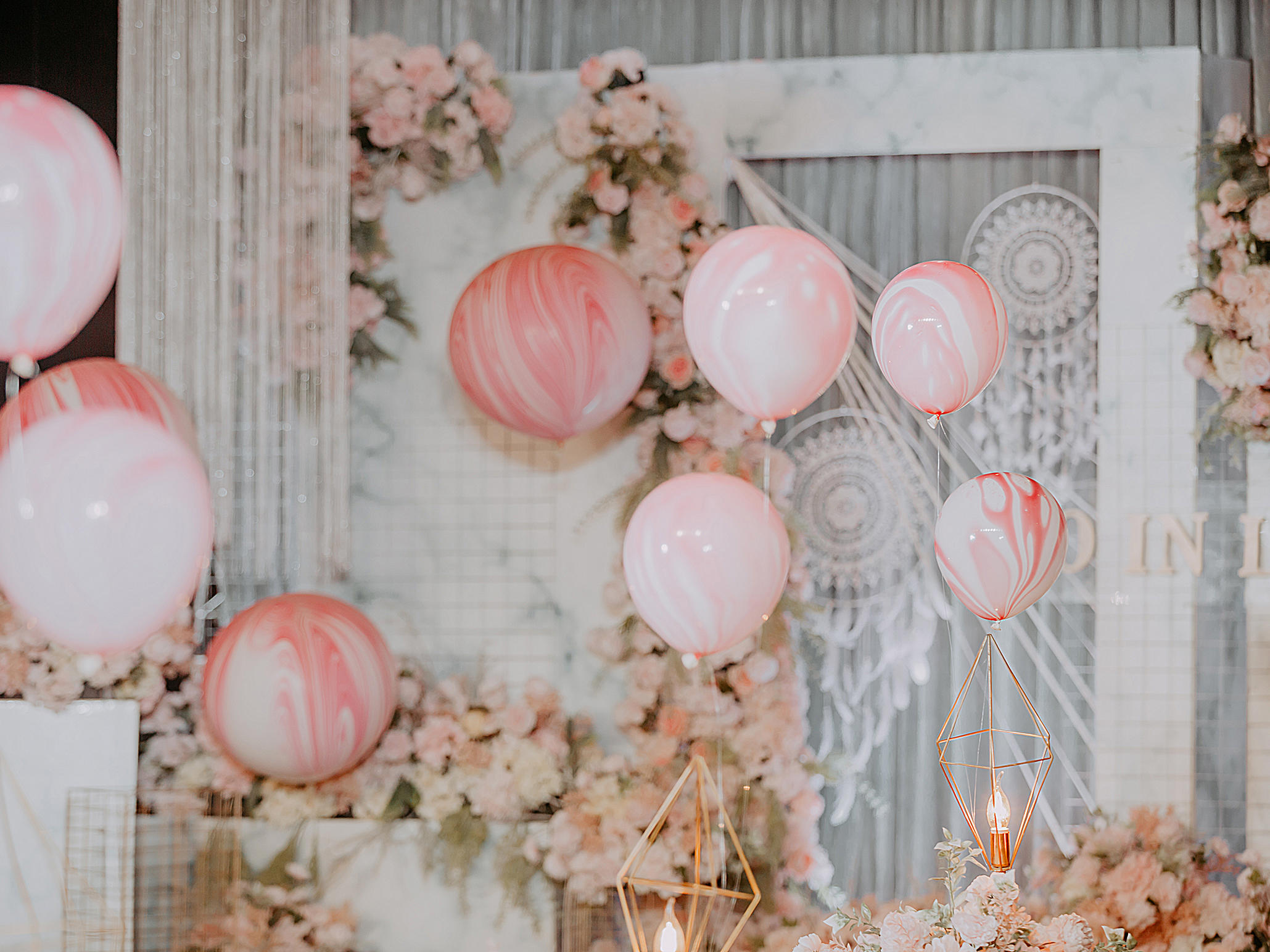 粉色简约婚礼  甜甜的爱