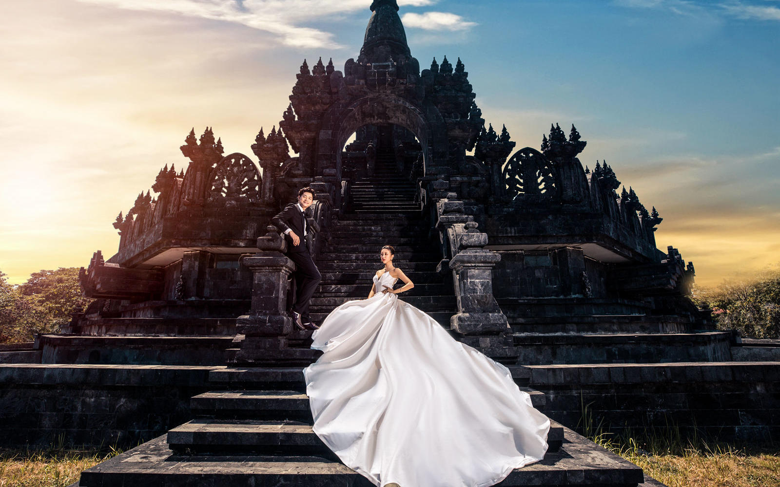 爱旅拍巴厘岛•原创作品•迷你婆罗浮屠