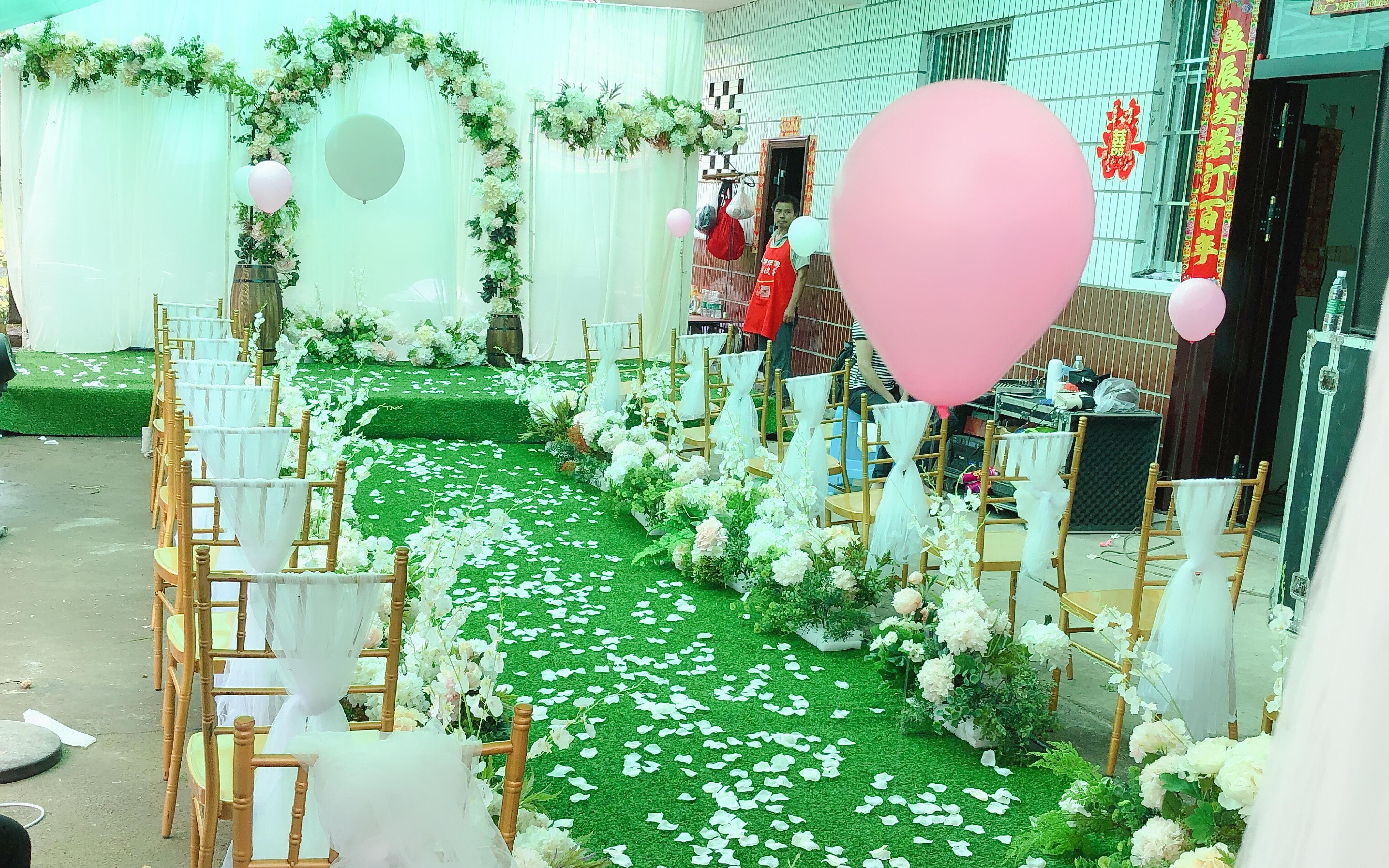 外场婚礼 小清新草坪风格