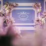 潮婚节专享-粉蓝色小清新公主风主题小型婚礼