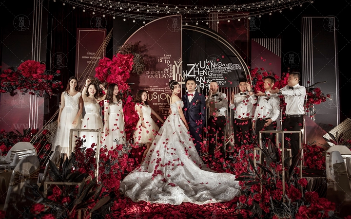 唯爱婚礼最新现场红《黑精致婚礼》