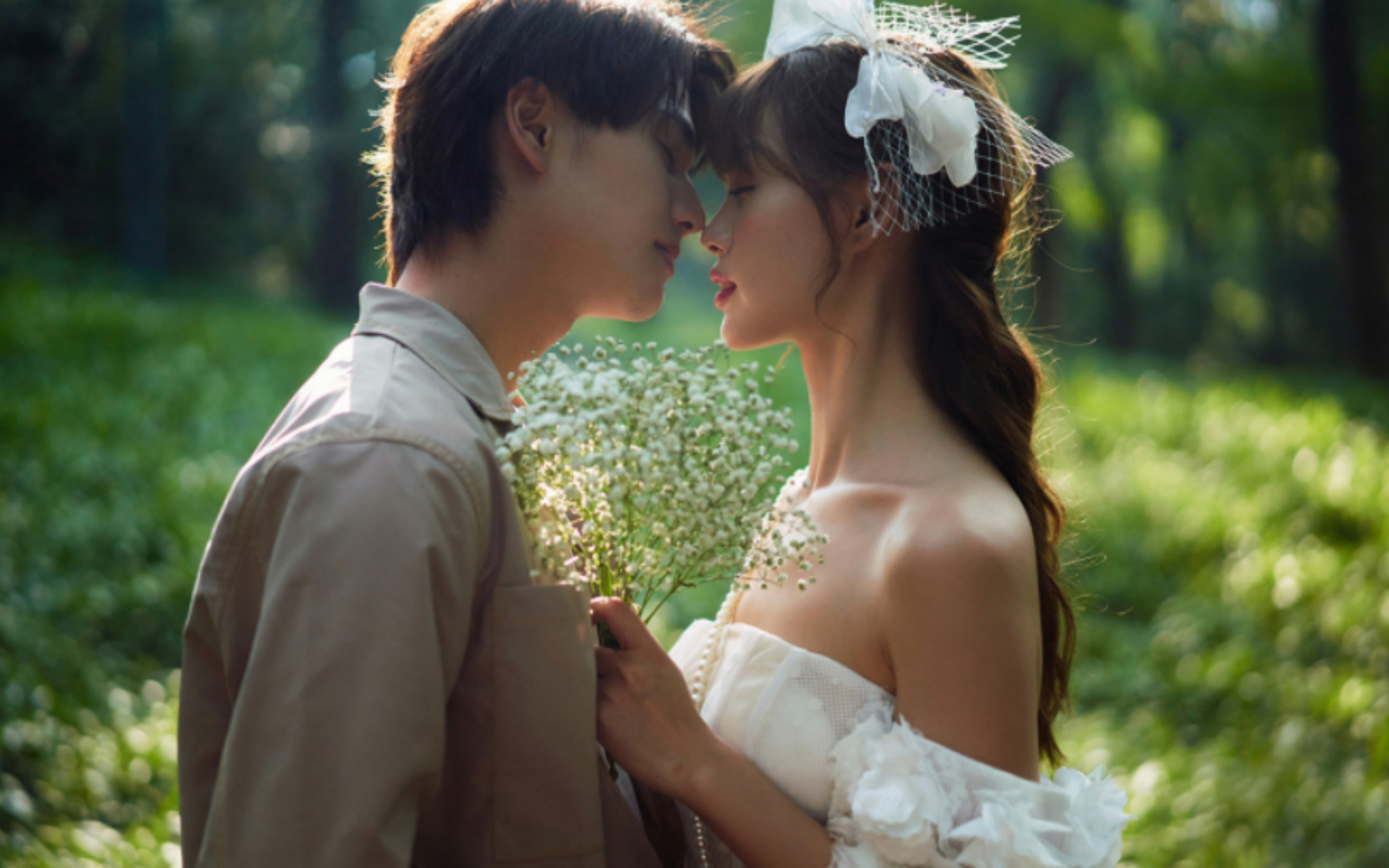 王宫高端婚纱摄影森系小清新