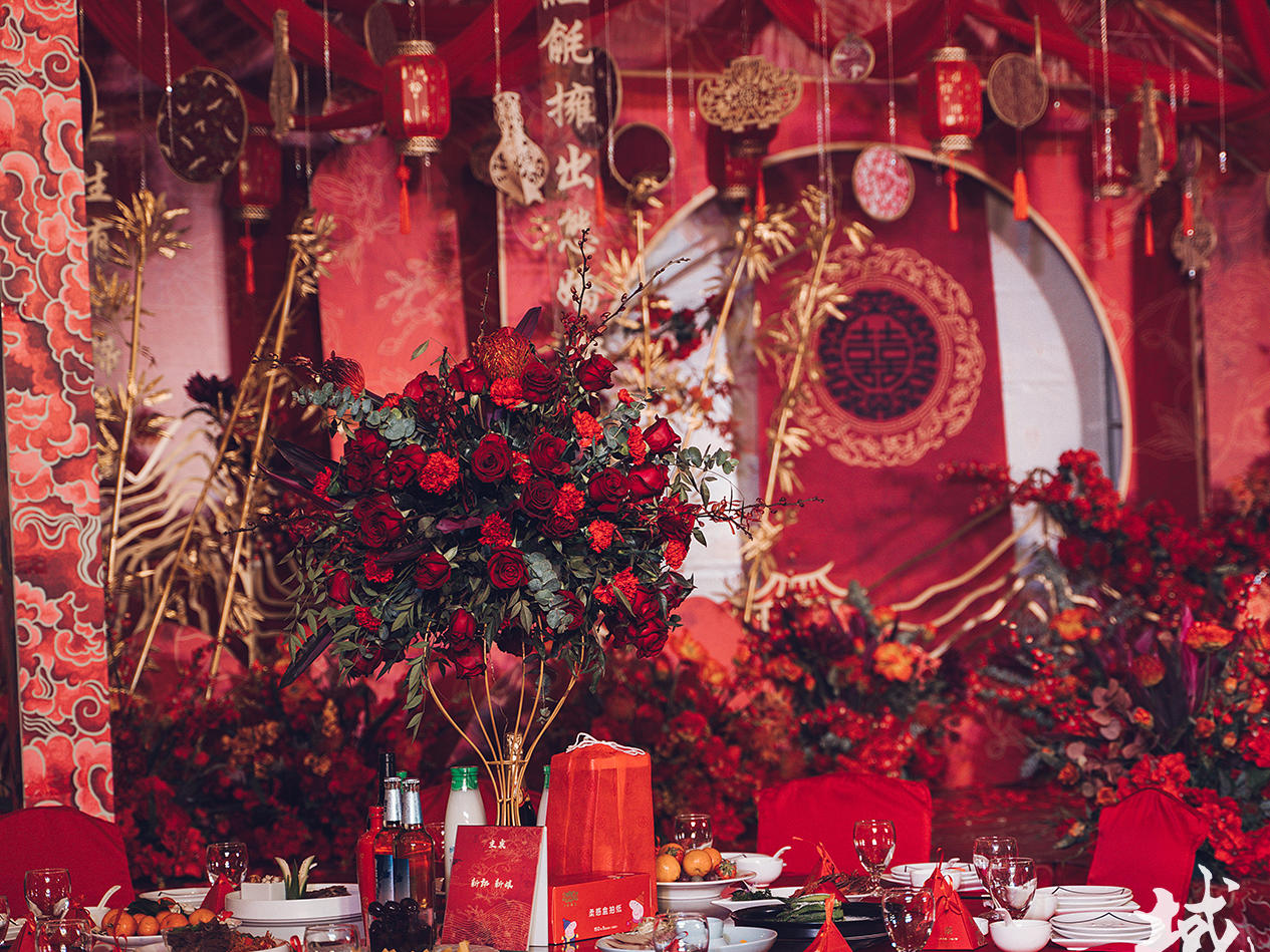 《相思引》中式 红金 超超好看