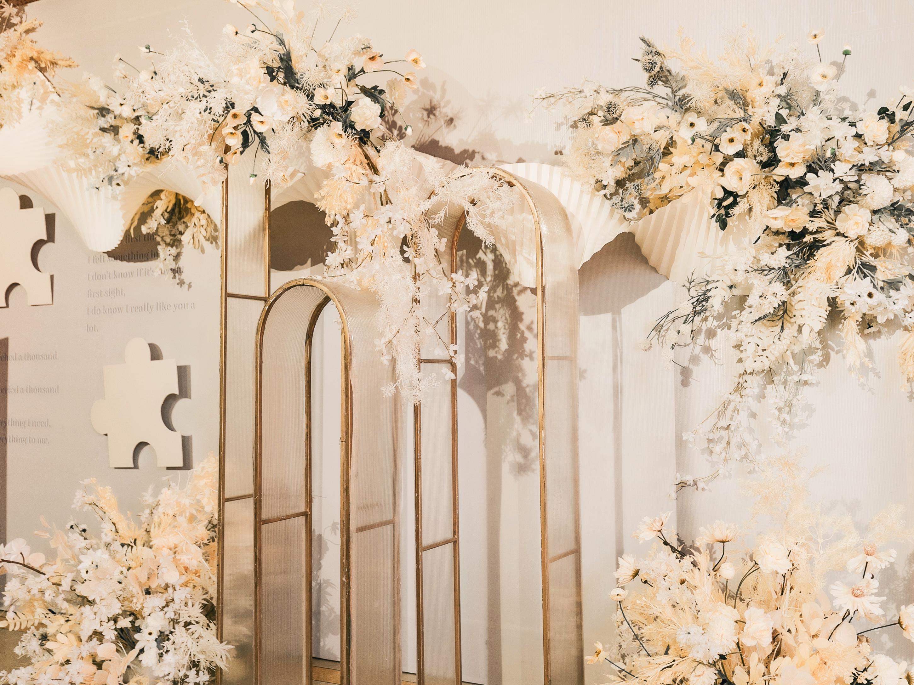 【沐堇】香槟色大气婚礼 私人定制 不满意重新设计