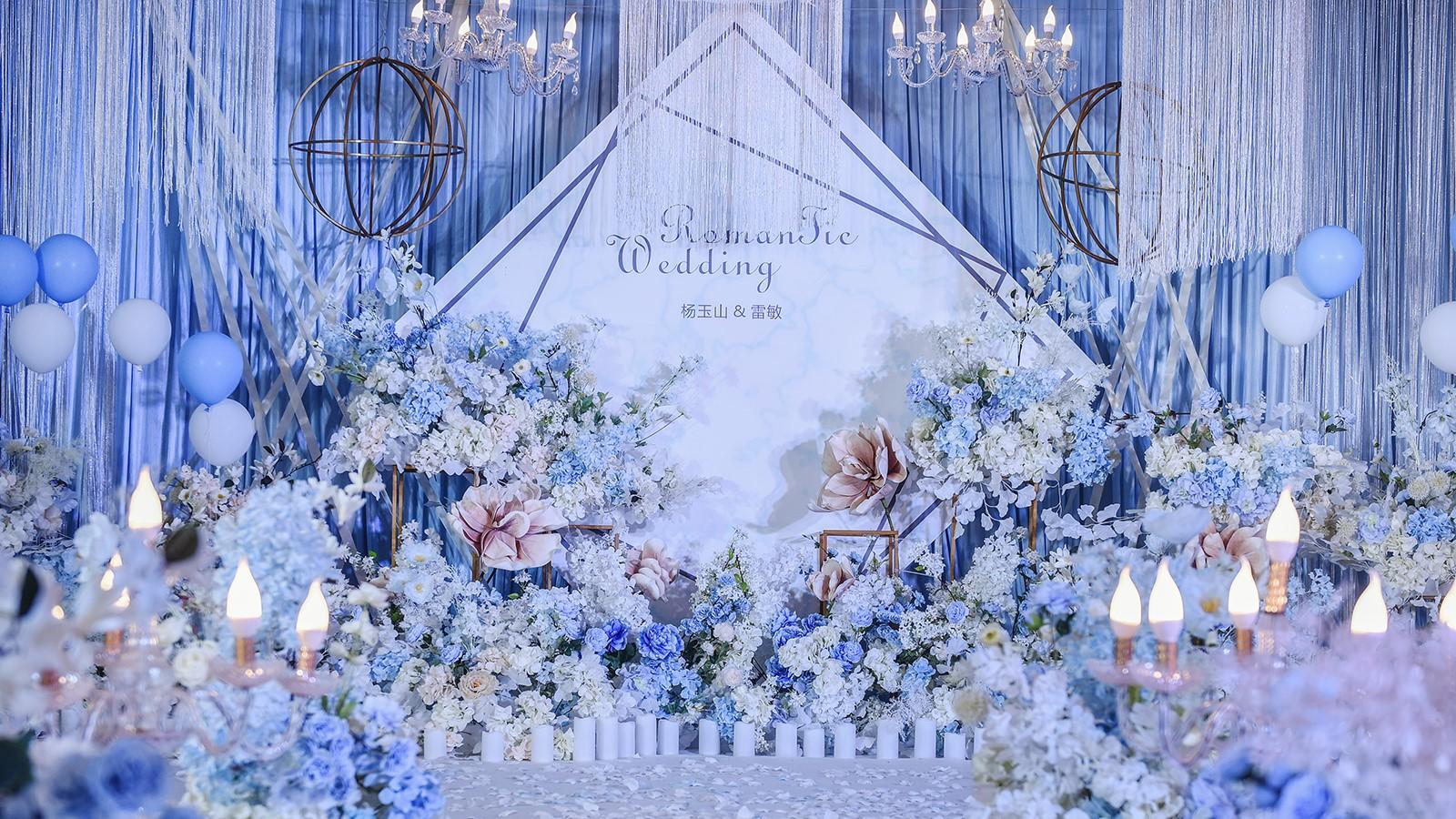 【爱尚喜事】小清新蓝色花海案例