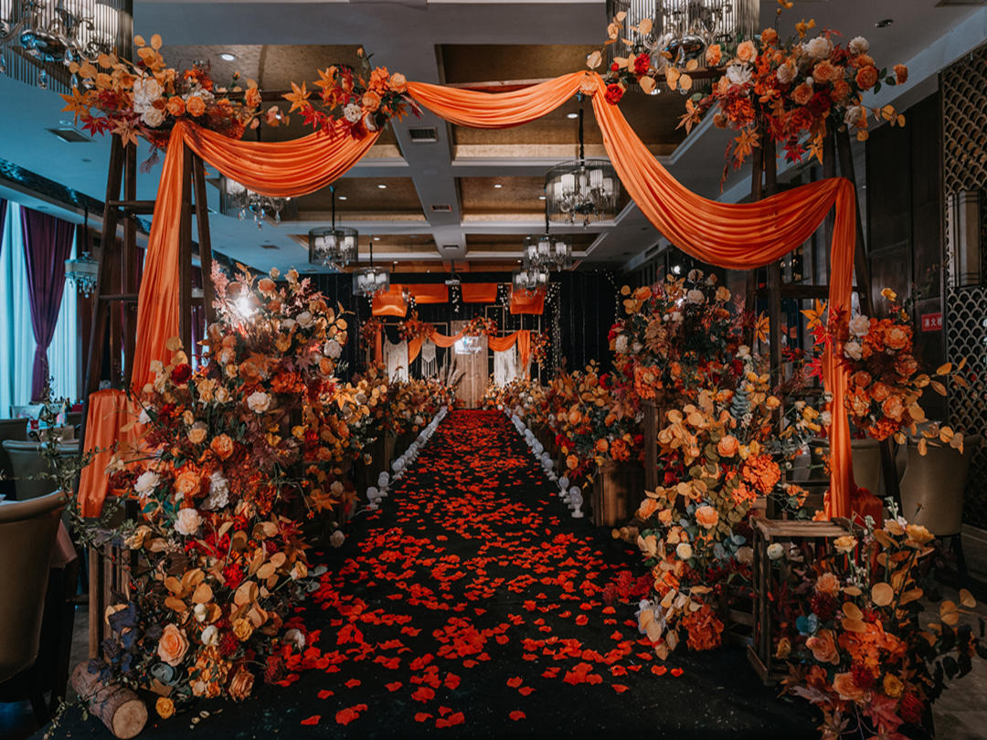 『维卡婚礼』网红复古婚礼  花艺设计效果满分