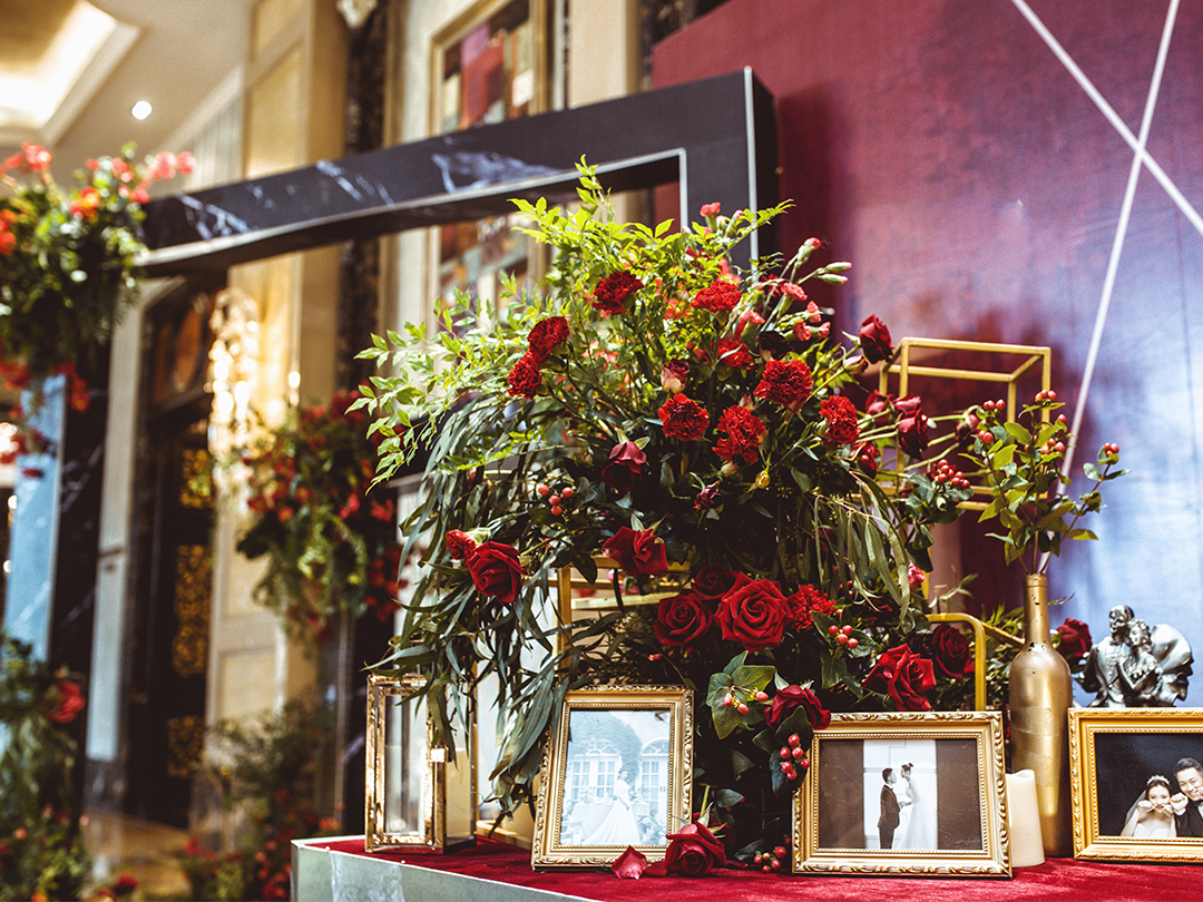 爱尔语典   红金色西式婚礼