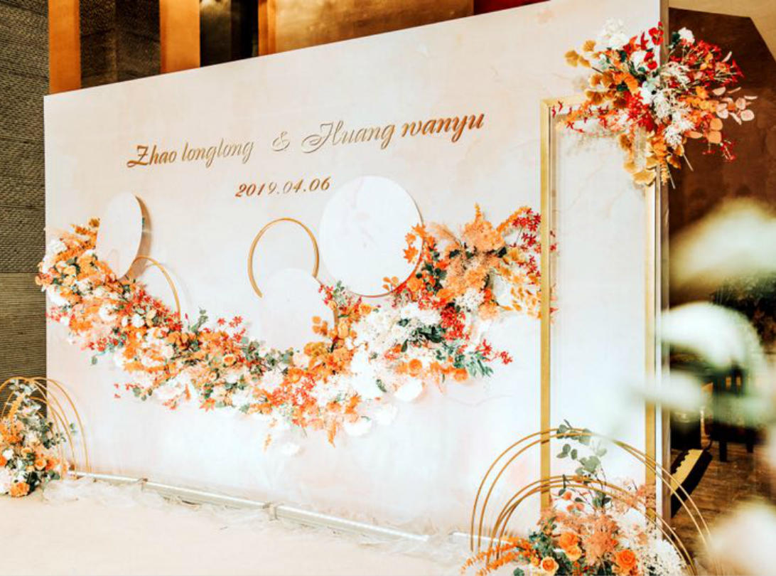 19年最热婚礼流行色珊瑚橘（友德酒店3楼）