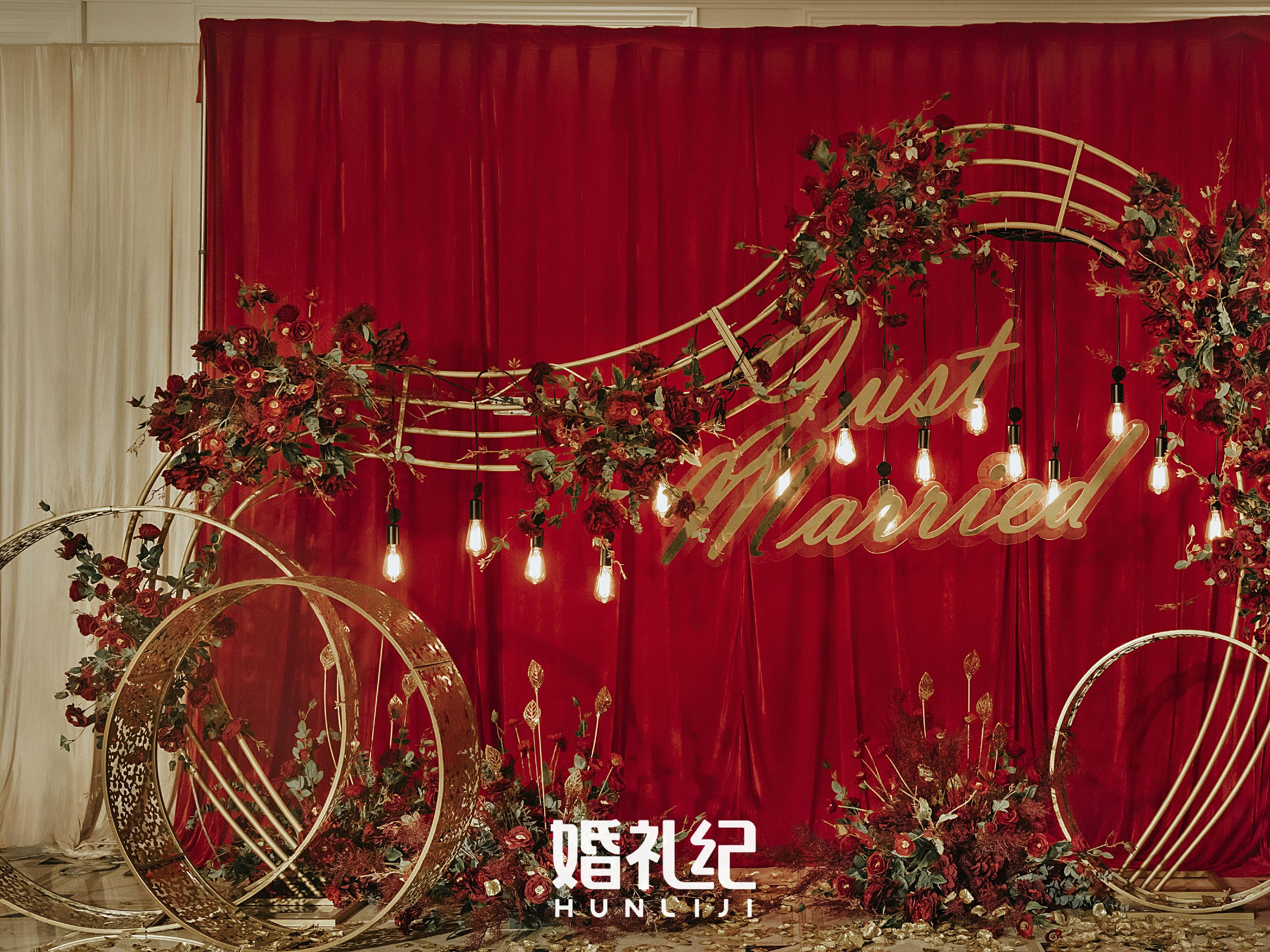 梦之邂逅/红色/金色/奢华