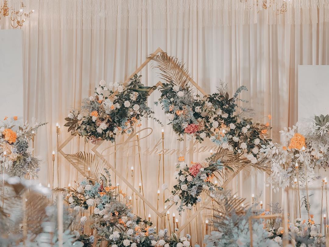 香槟色｜轻优雅婚礼——暖暖