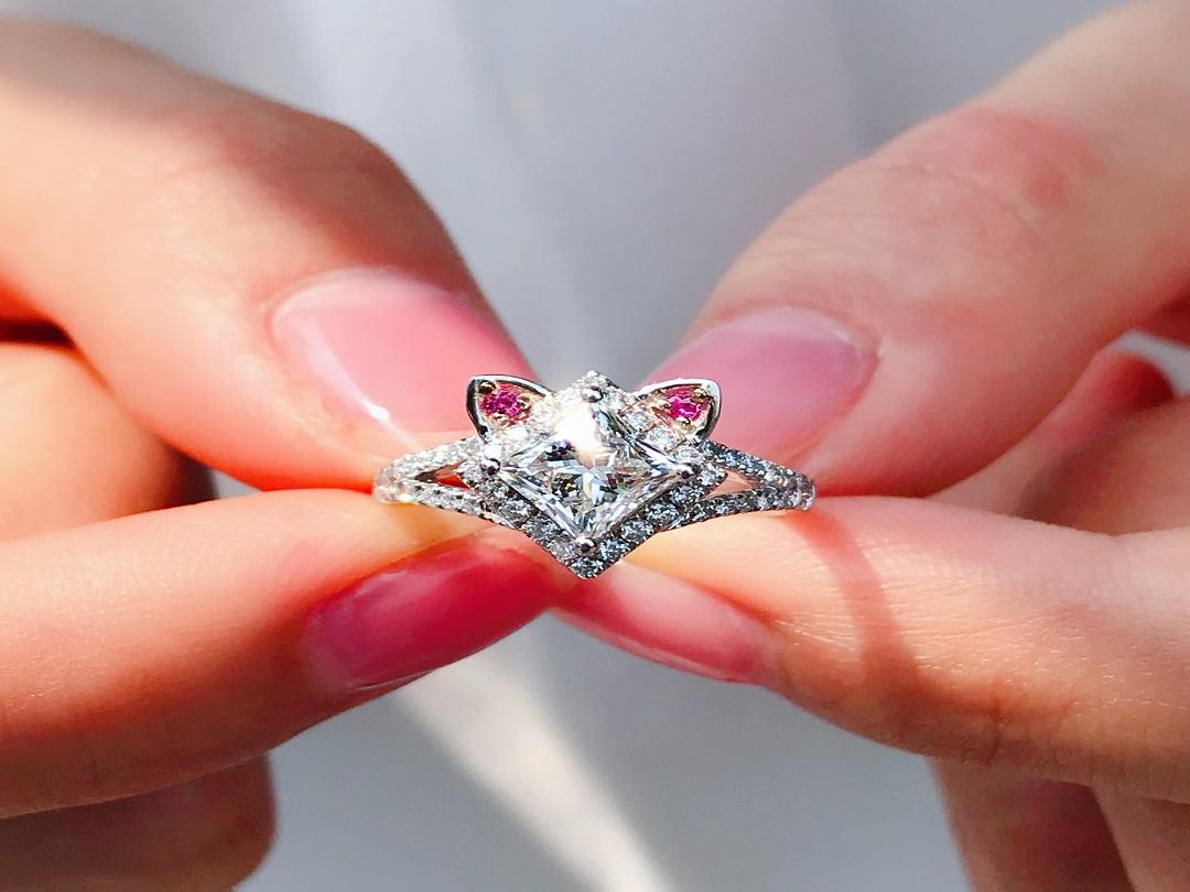 Eros钻戒|原创设计|喵喵款钻戒戒托