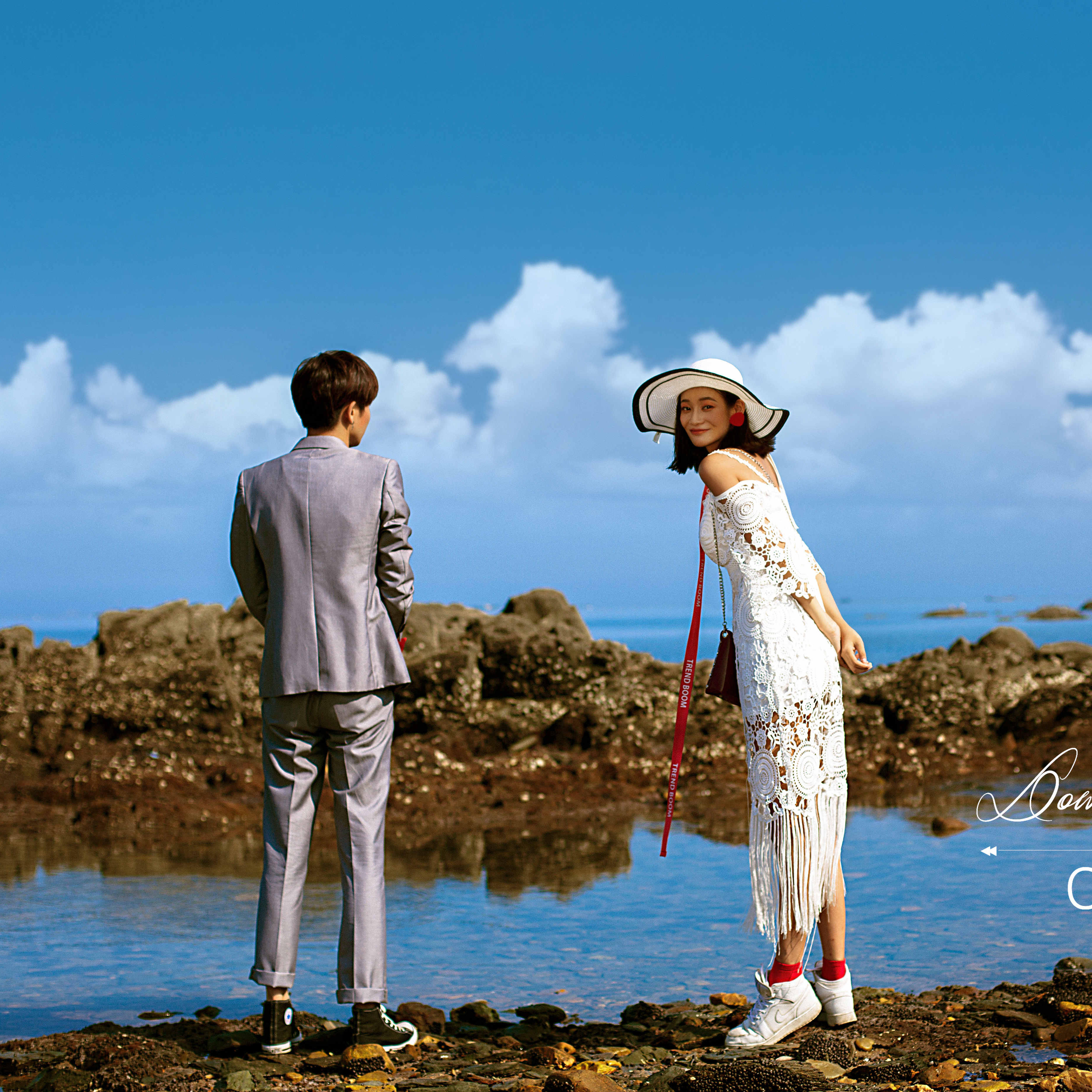 北海婚纱照海景“90后必拍”作品欣赏