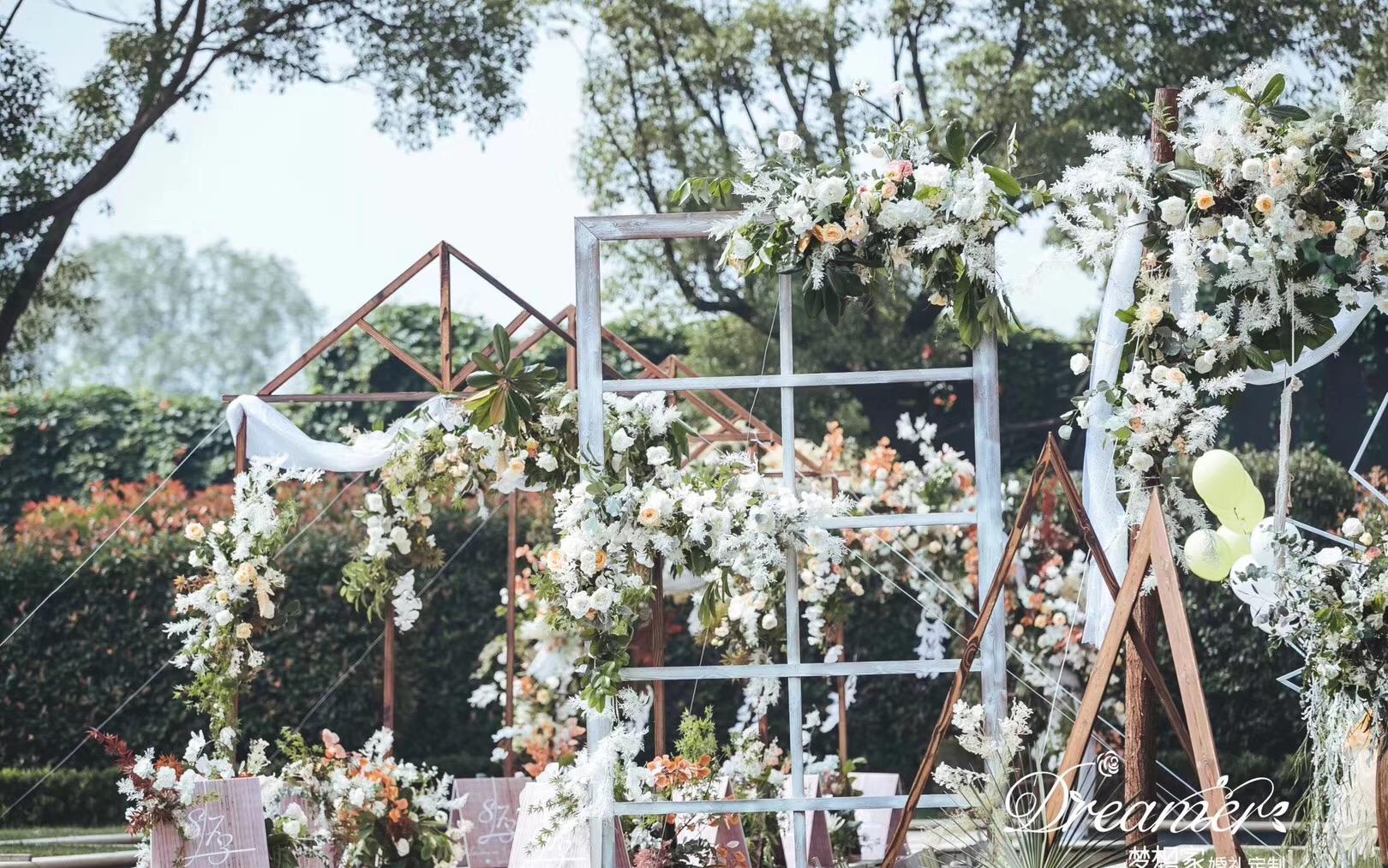 夏季户外ins小清新婚礼