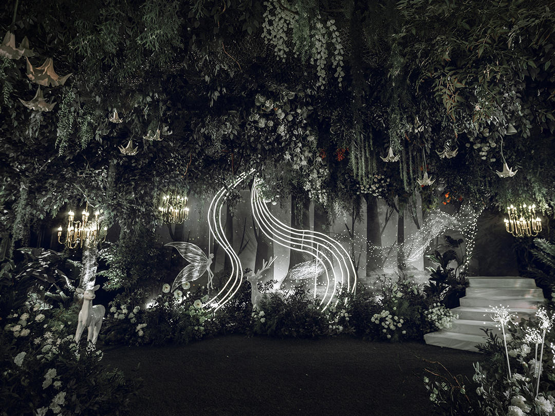 【人气推荐】绿色森系奢华主题婚礼