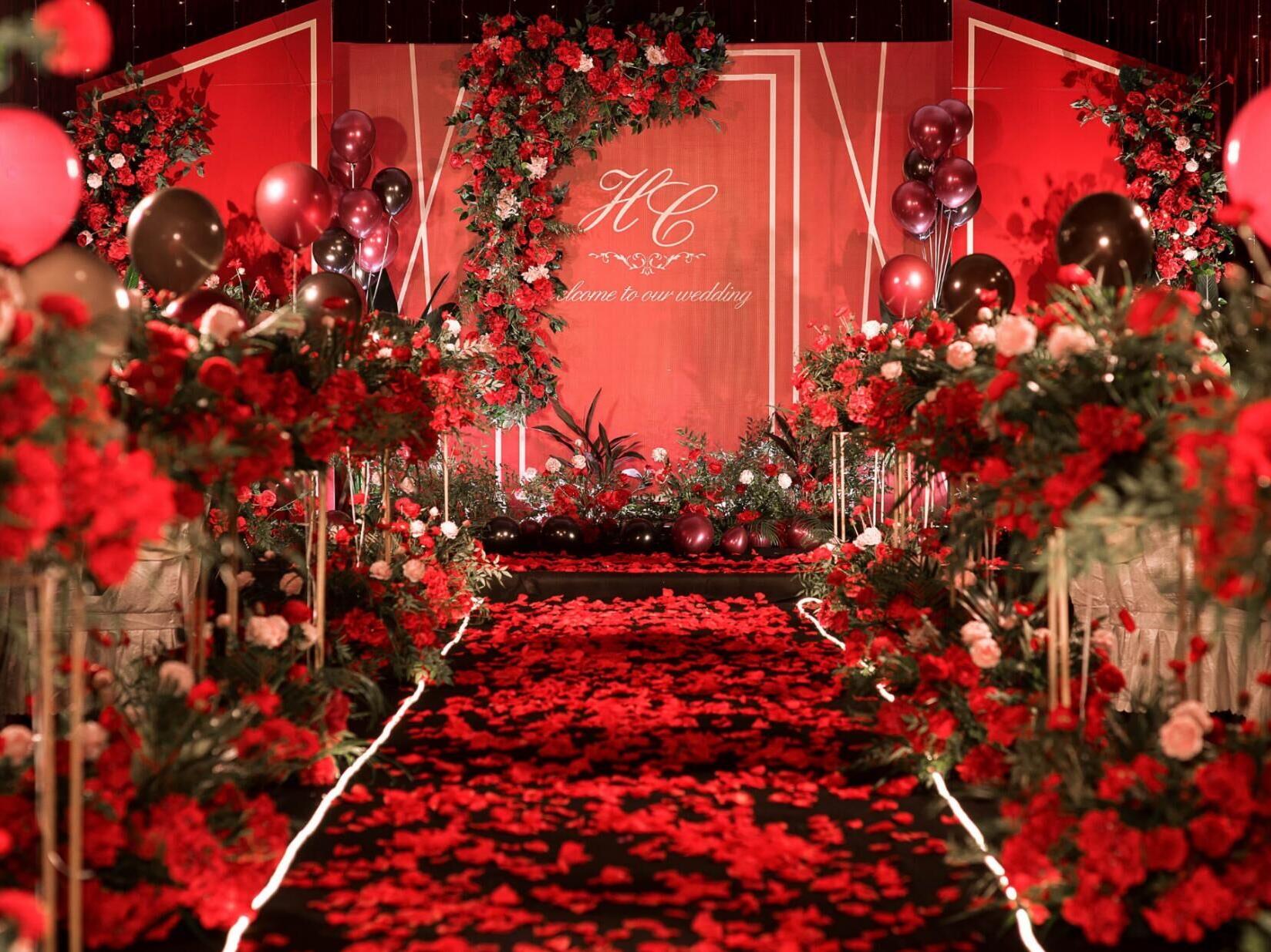 （柏拉图婚礼）红色复古婚礼