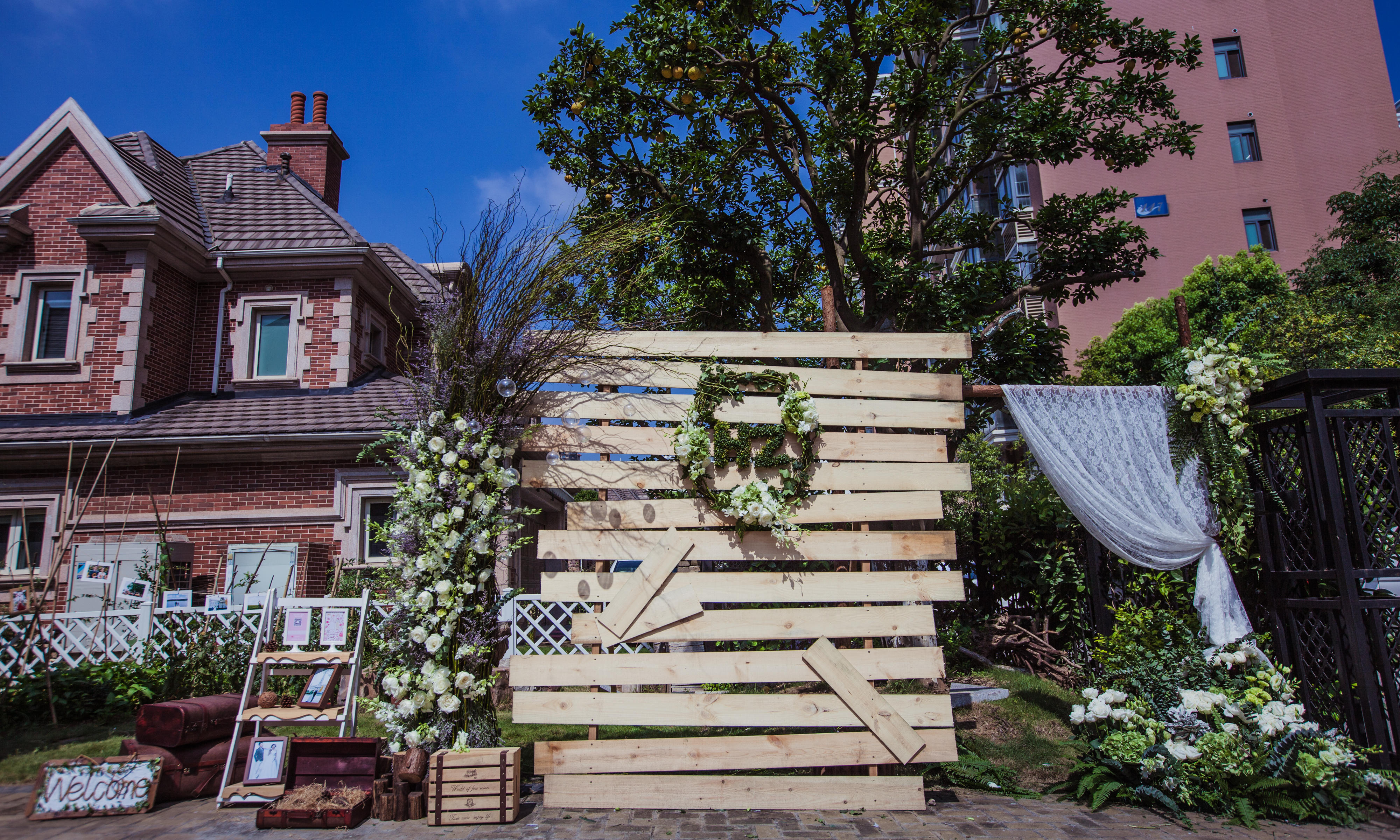 私家别墅户外婚礼