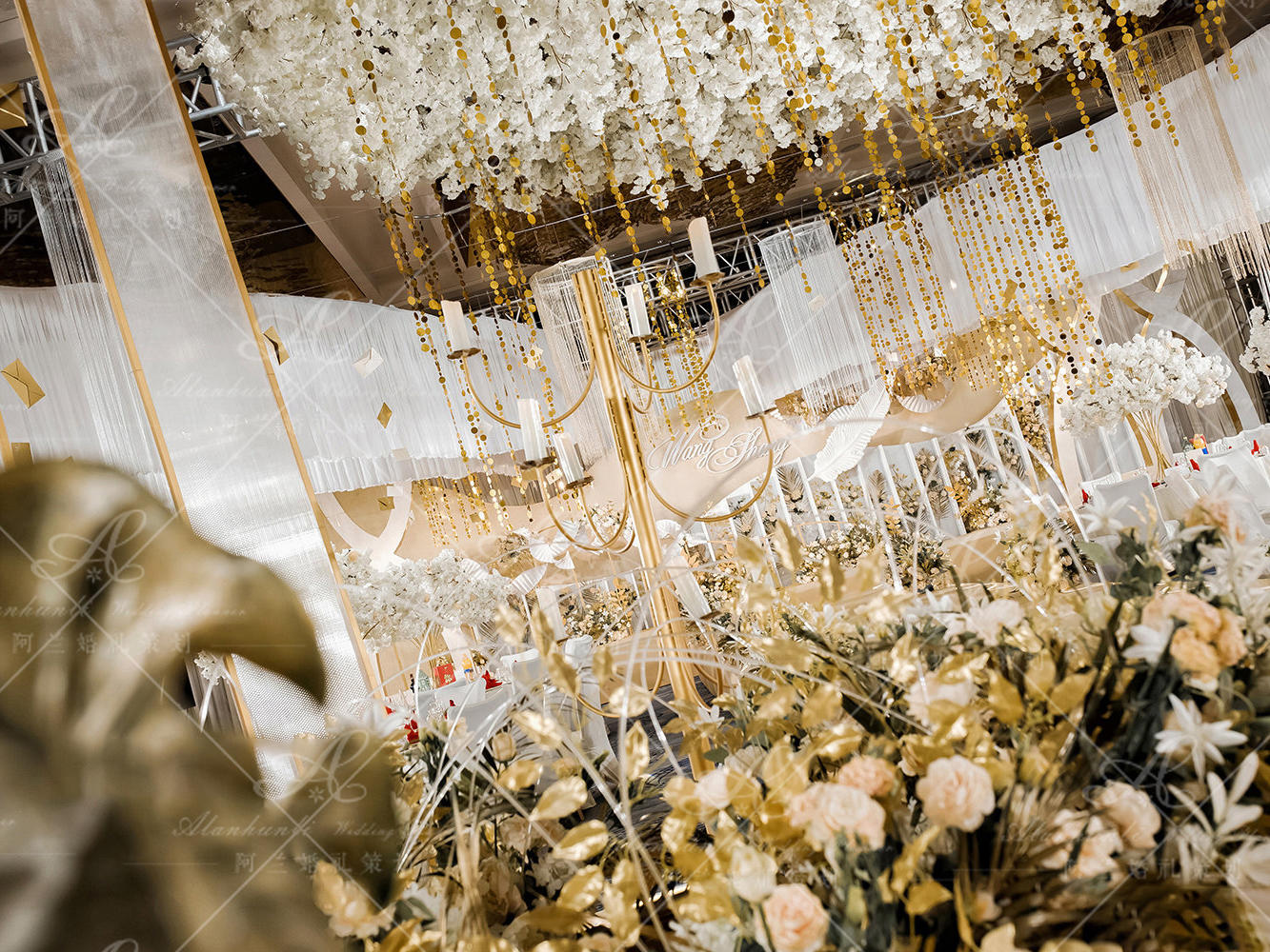 【ALAN婚礼定制】香槟简约主题婚礼定制