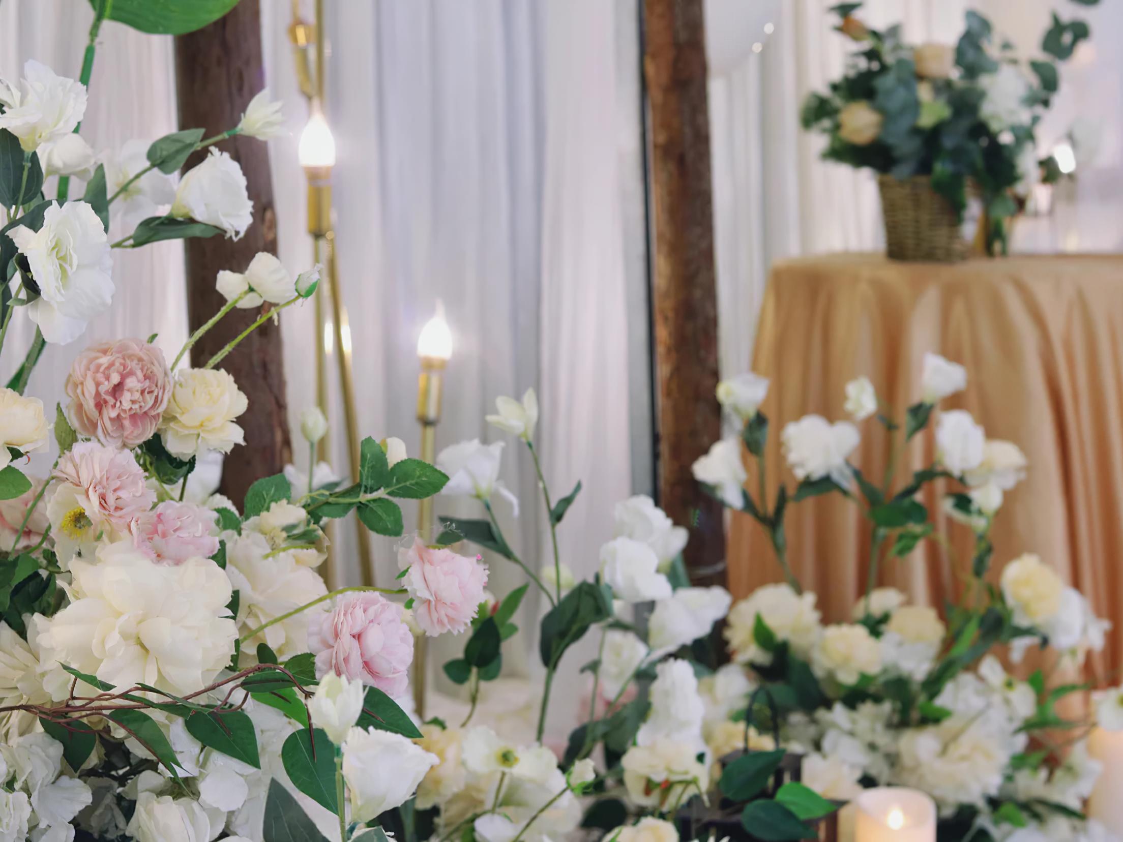 白绿色森系小清新婚礼《晨曦》