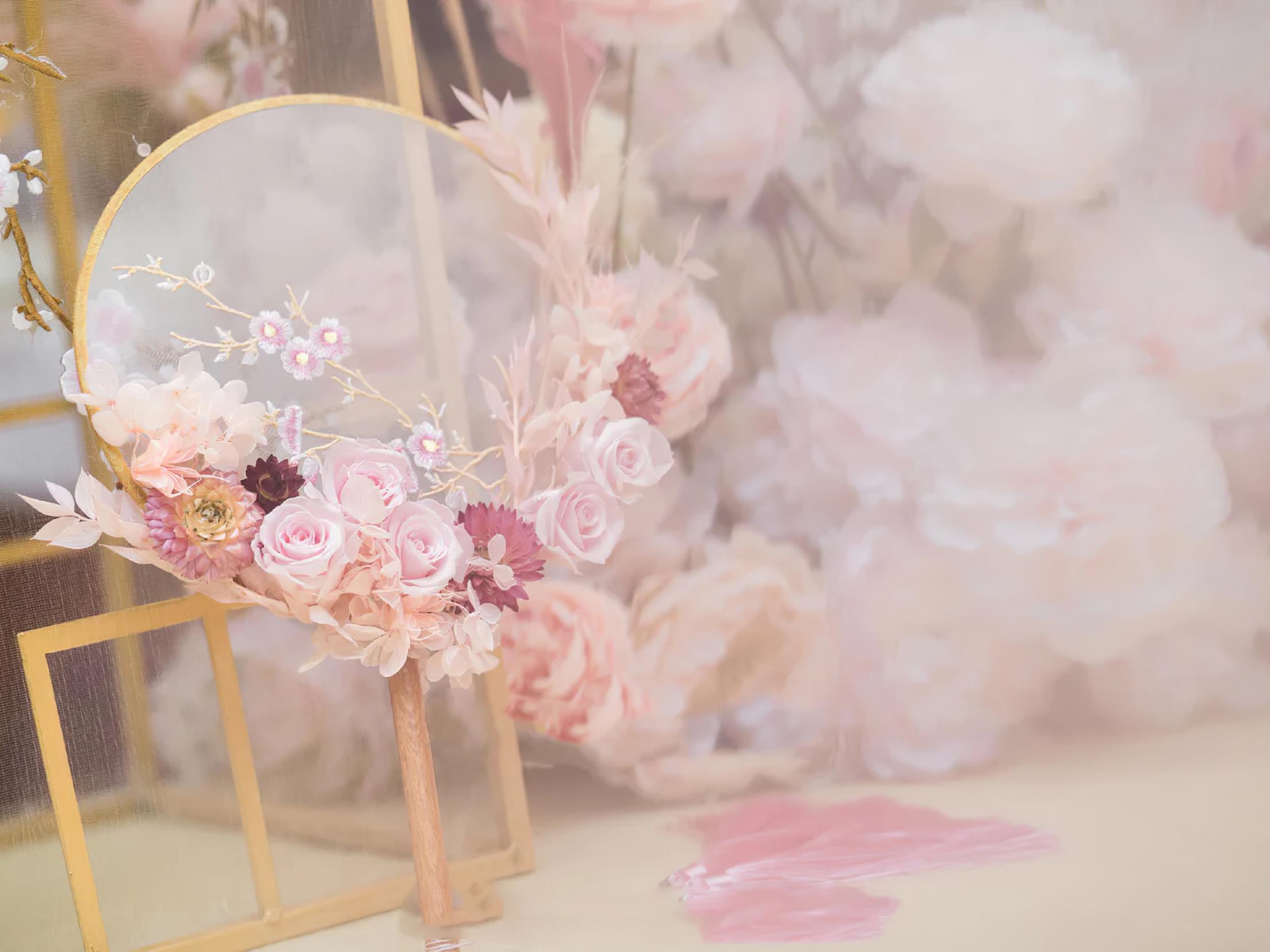 锦时定制款香槟色新中式婚礼