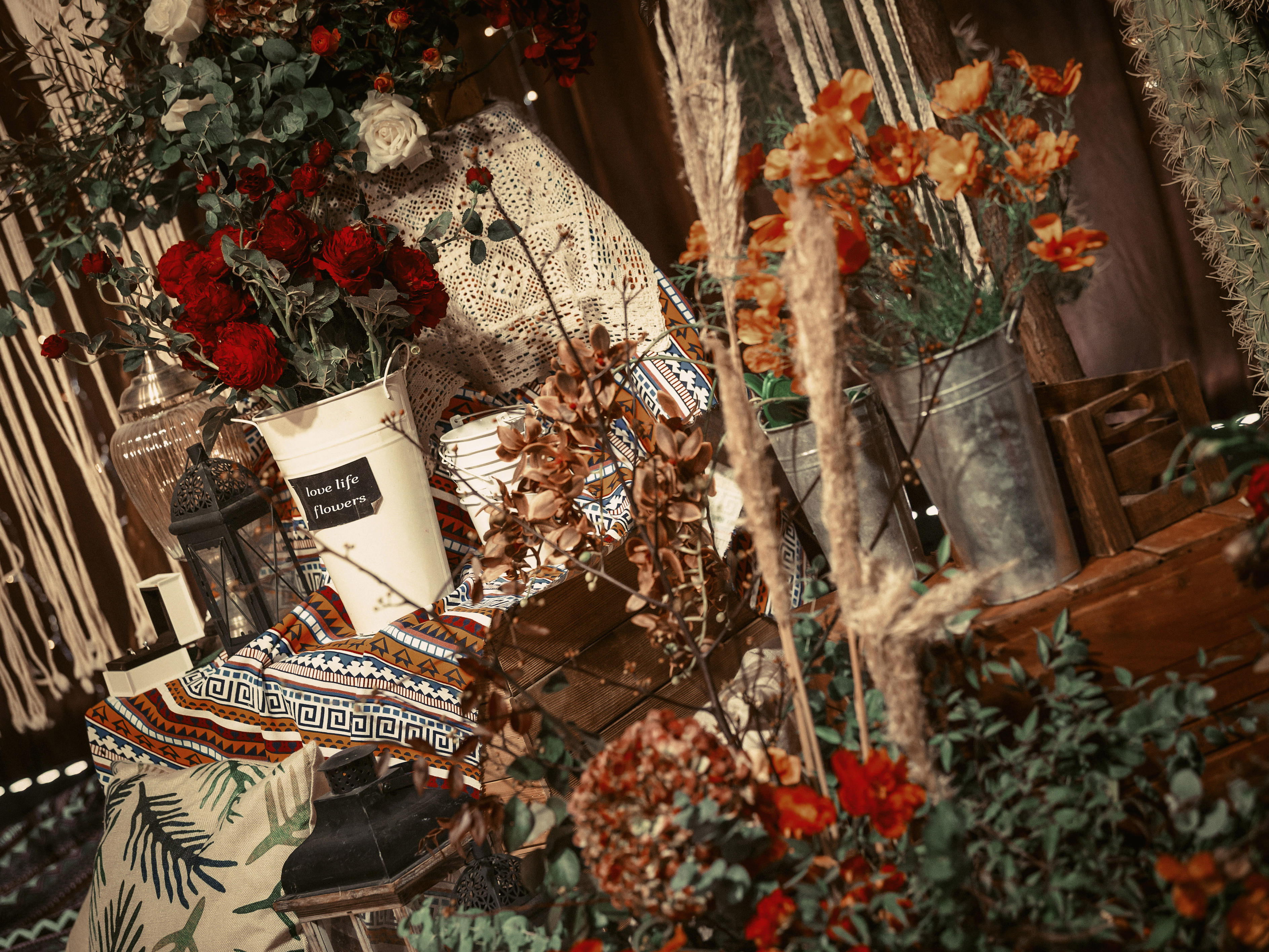 【常州花海阁主题婚礼会馆】波西米亚复古风