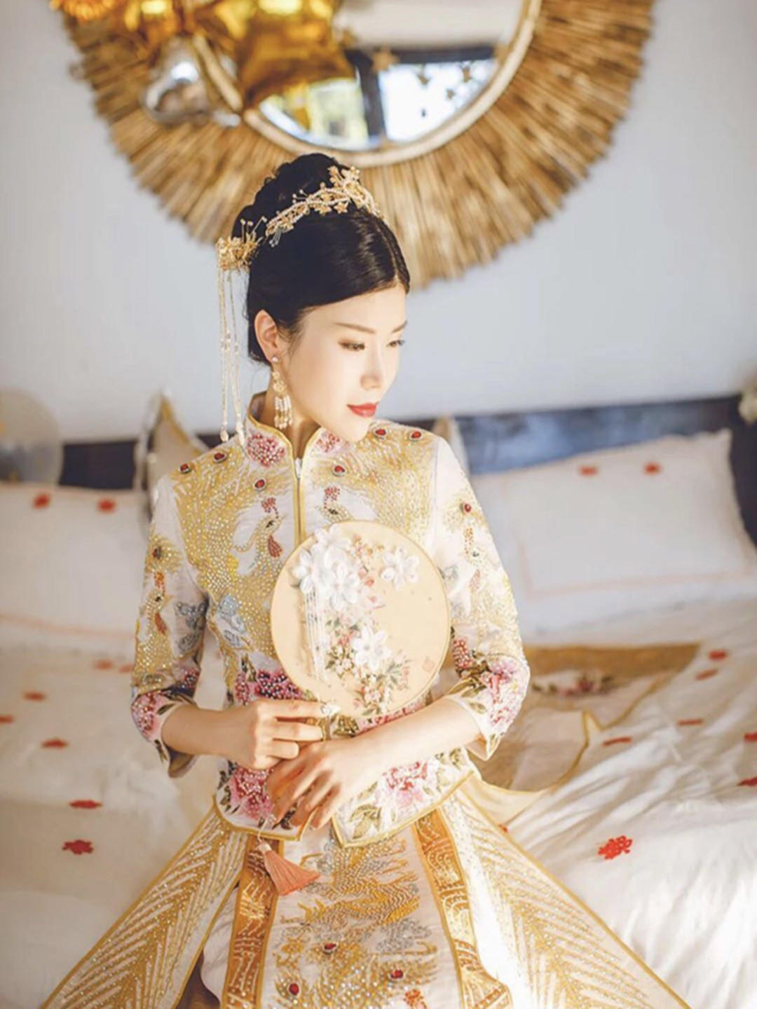 回请妆新娘早妆（一妆一发造型），一线化妆品