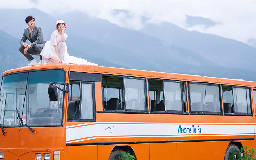 丽江大理双城任选旅拍：一价全包+接机+蜜月客栈