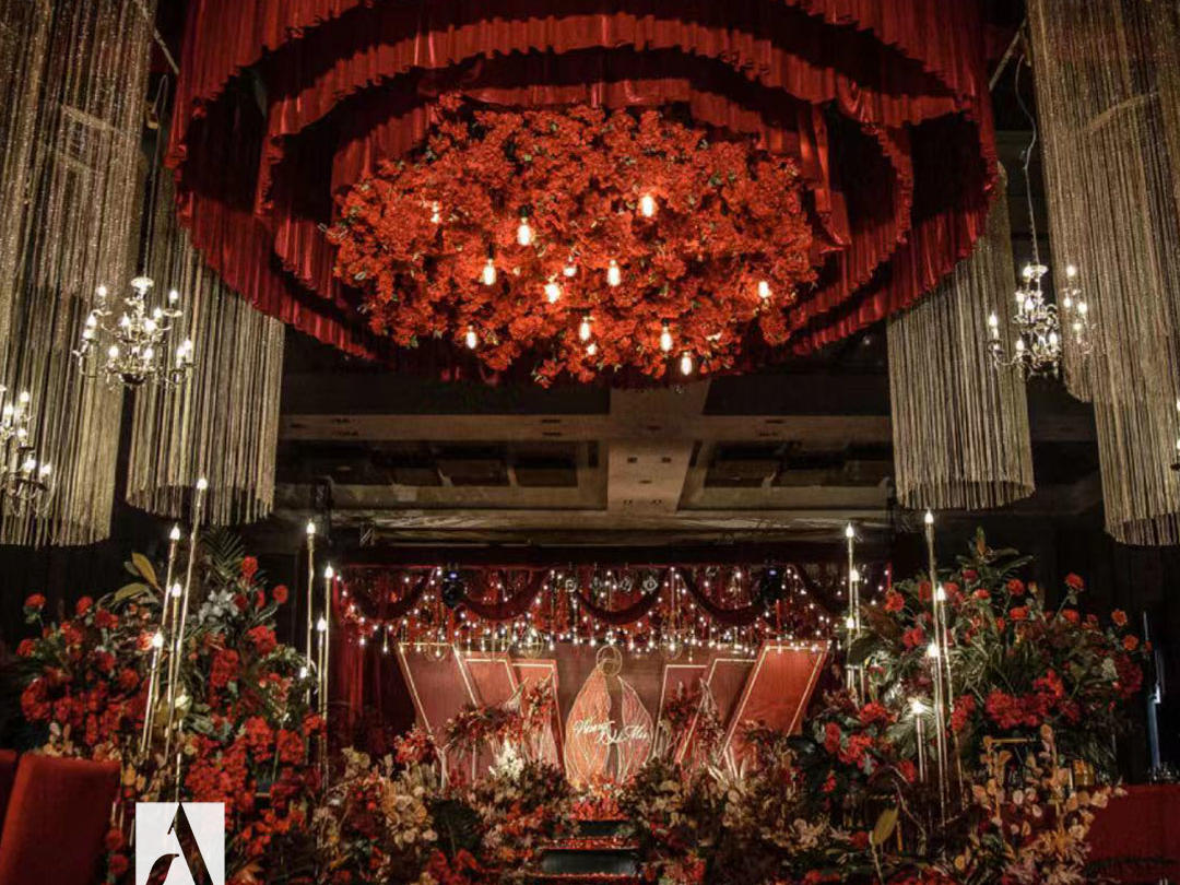 『个性定制』红色梦幻婚礼     