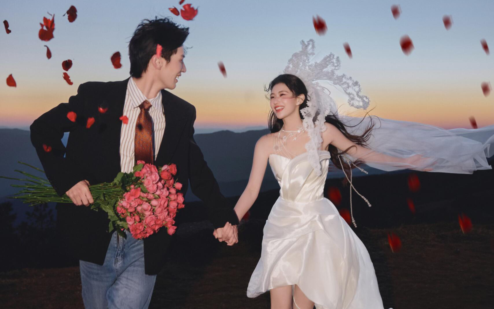 感觉至上 山顶夕阳～