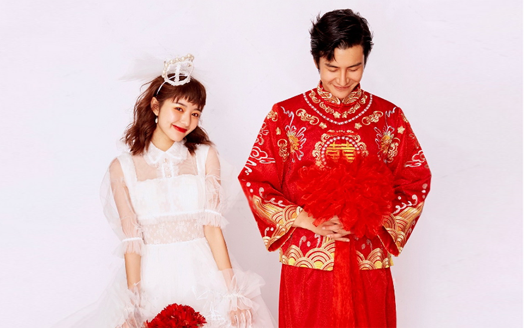 结婚照婚纱摄影全场服装任选