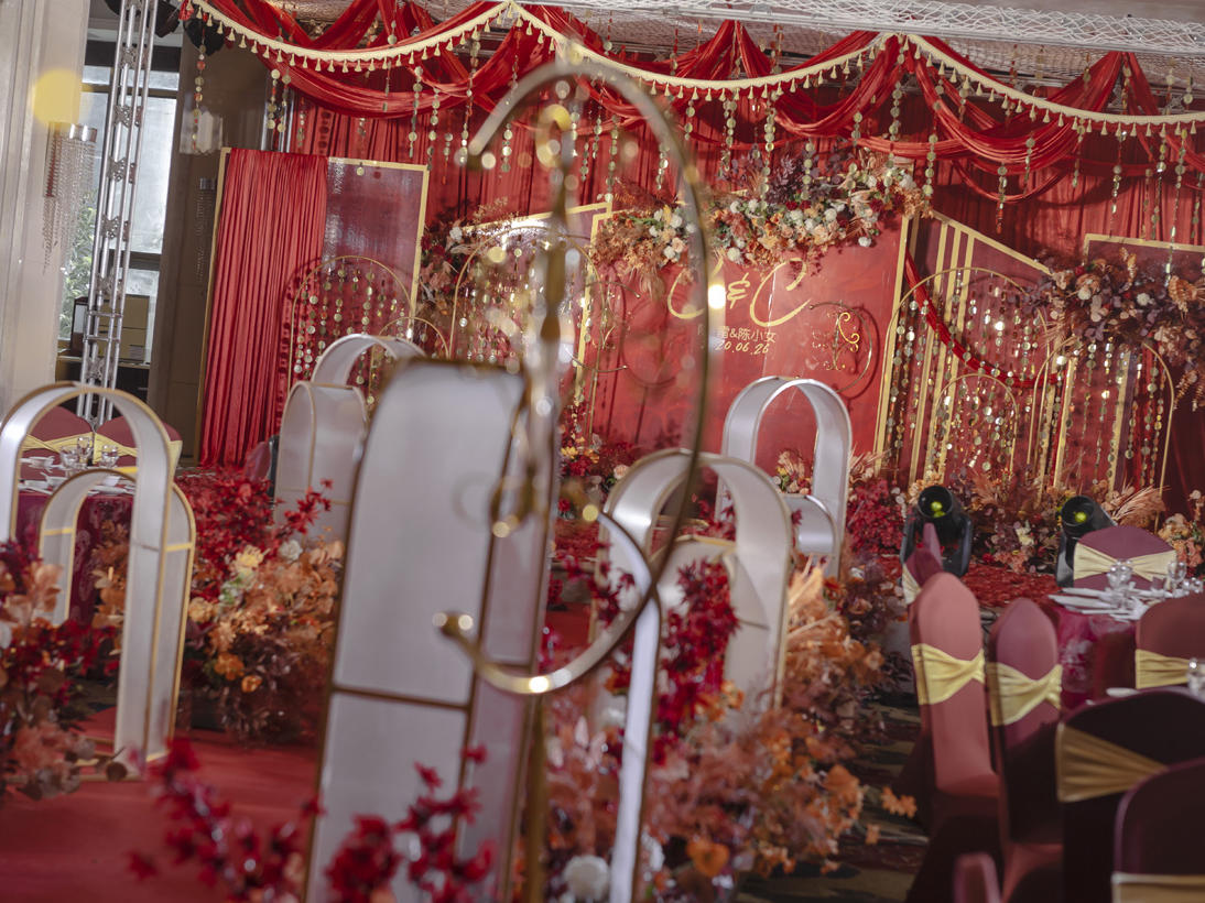 花田唯汀/红金色婚礼案例