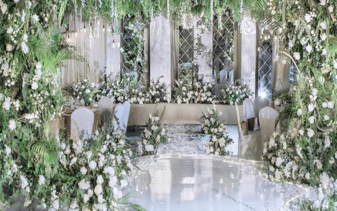 白绿色清新婚礼《如沐春风》