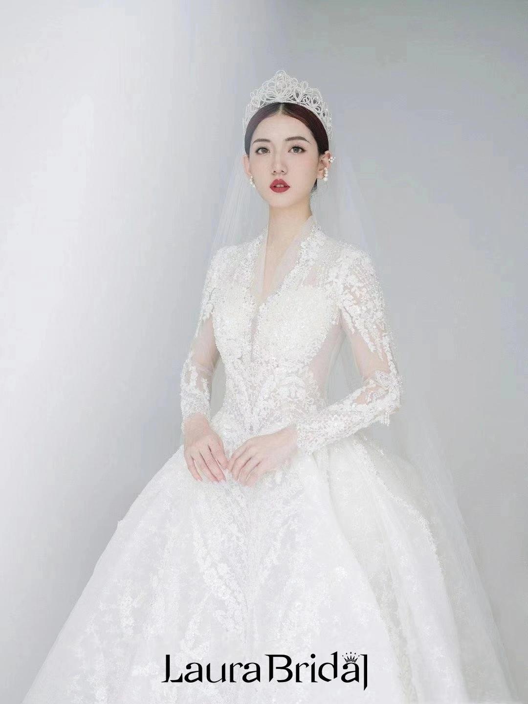 【超值特惠】高定婚纱3件租赁套餐中式+主纱+敬酒