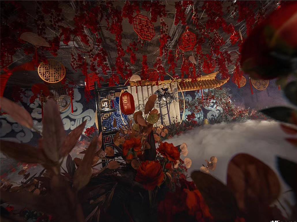 #浏阳VIVI婚纱#中式秀禾服自带拖尾+敬酒服#