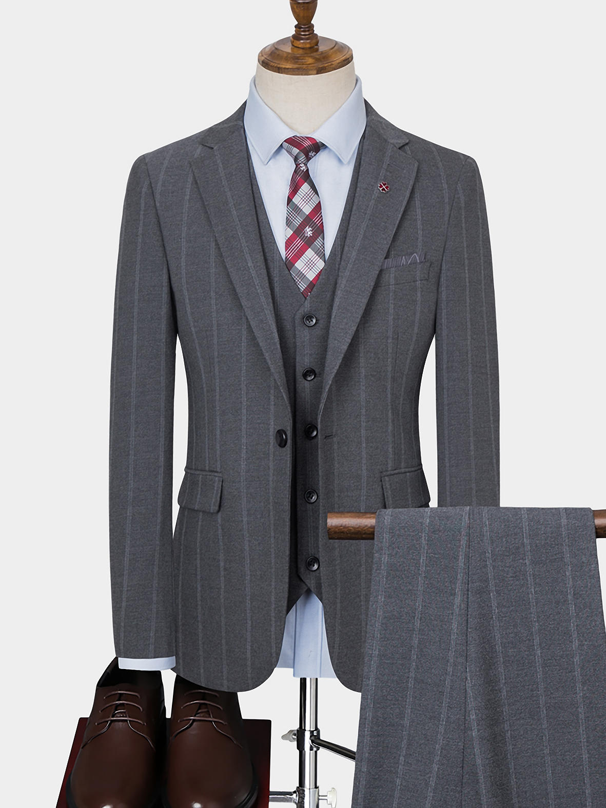 【定制西装】跟妆/秀禾主纱敬酒礼服全套+高定男装