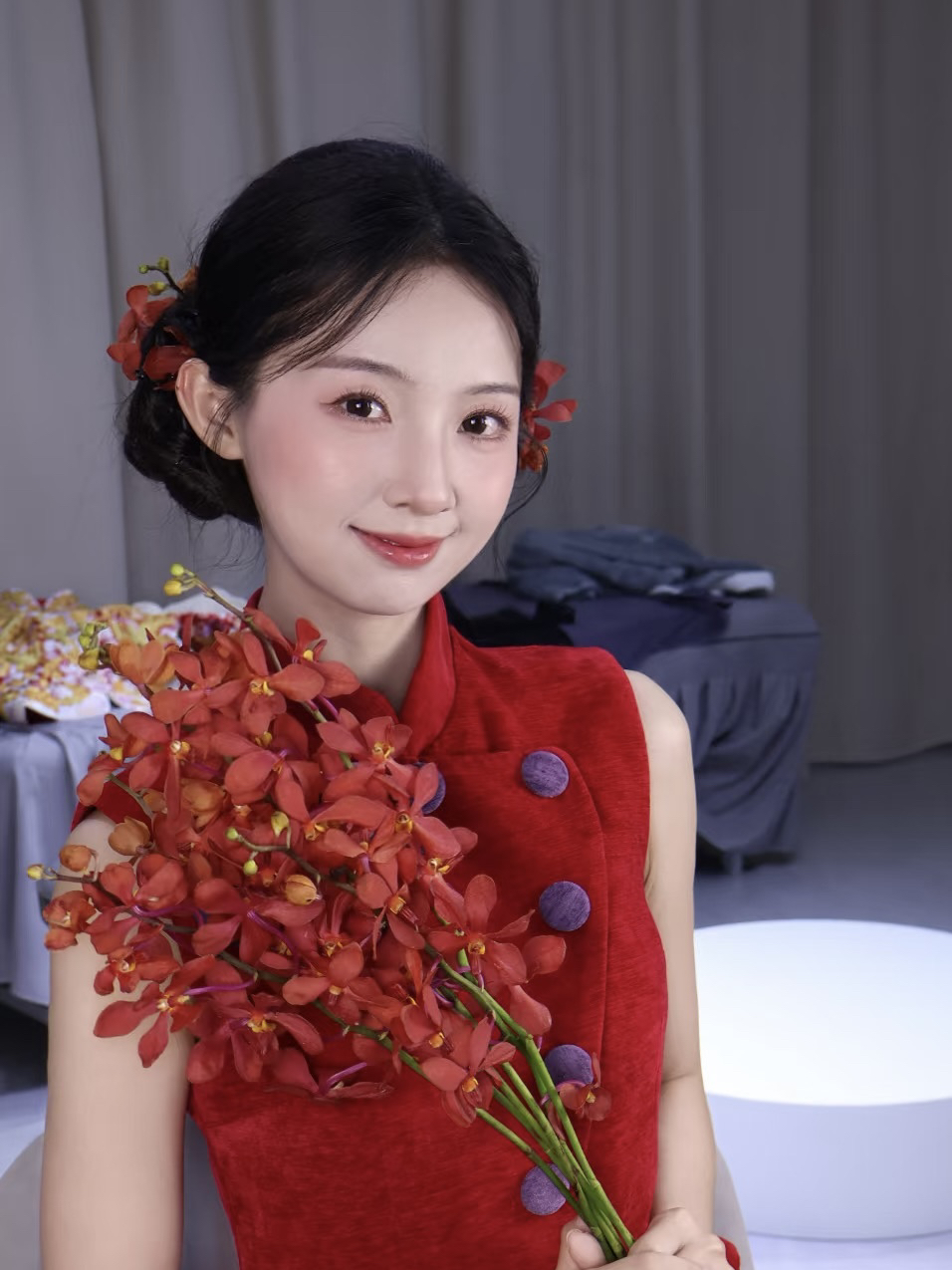 中式甜美旗袍造型