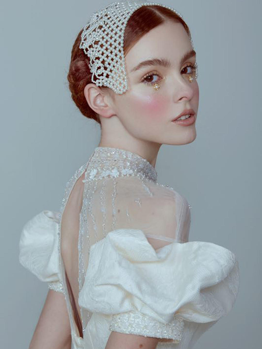 【潮婚节专享】复古宫廷三件套婚纱租赁