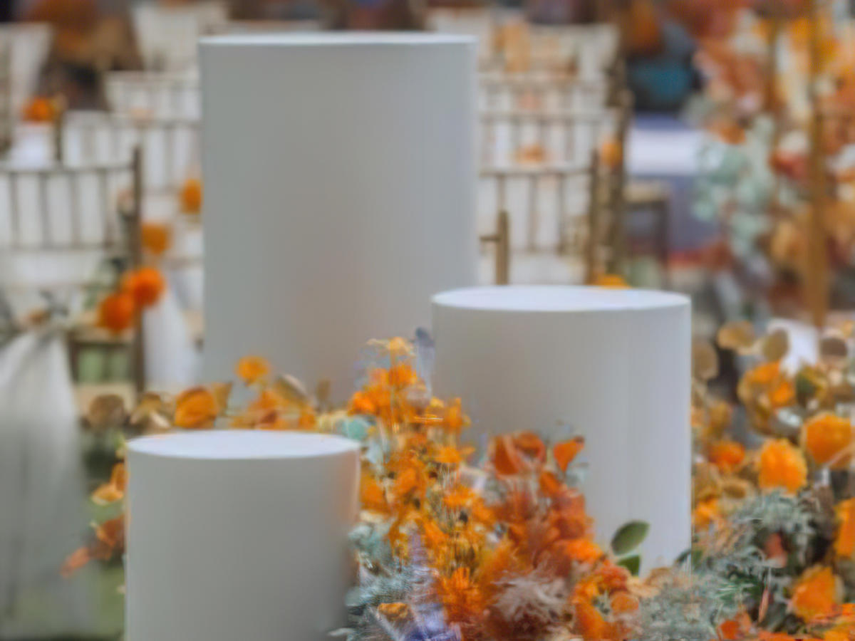 【甜·π婚礼】秋色莫兰迪户外草坪婚礼