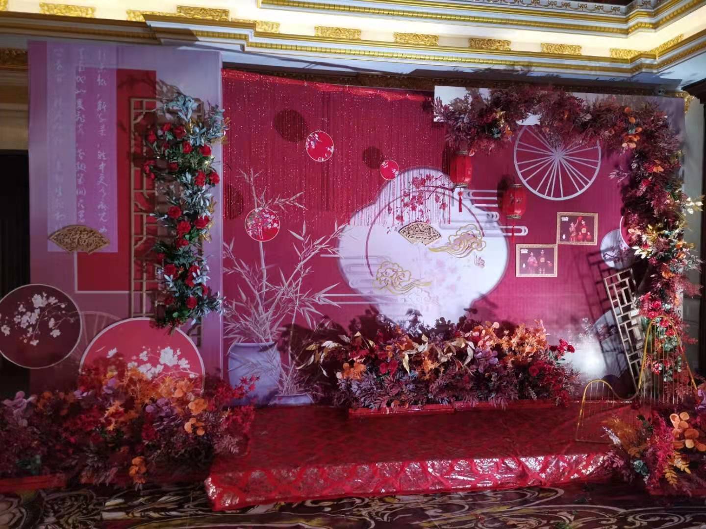 盛世婚典中国红喜庆主题婚礼