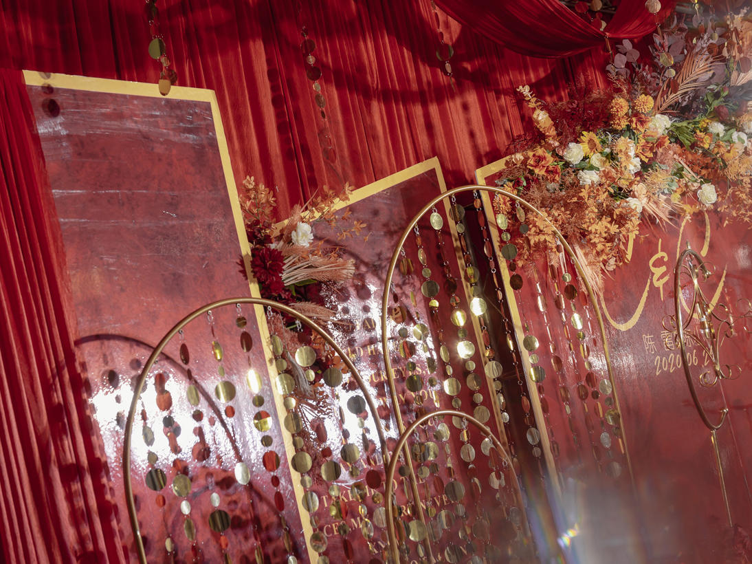 花田唯汀/红金色婚礼案例