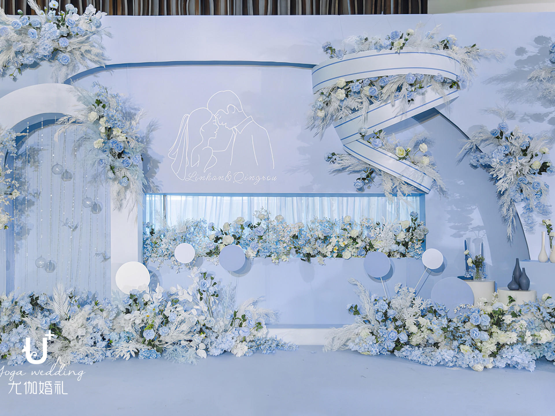 【尤伽婚礼】 小清新浅蓝色系婚礼---《相.依》