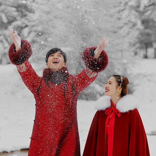 【雪景婚纱照】浪漫童话 纯外景拍摄 小众定制拍摄