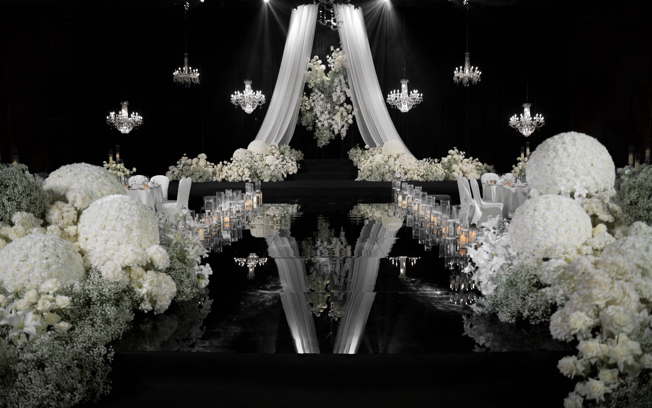 成都婚庆/纯色婚礼/白色系婚礼