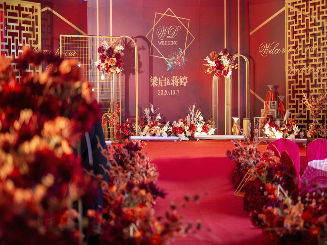 【一价全包】农村家宴搭棚婚礼/四大金刚加布置