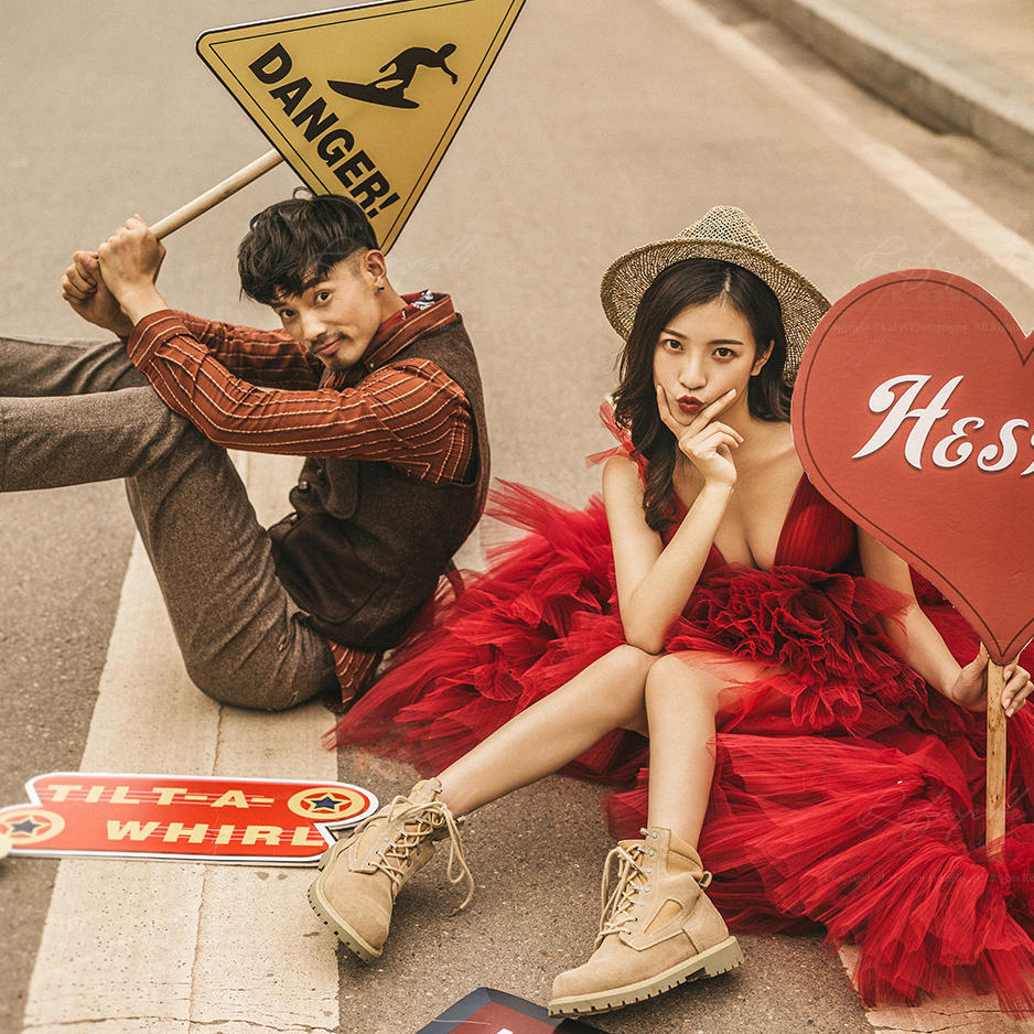  #帆拉斐客照—张先生&徐女士 城市新潮街拍婚照