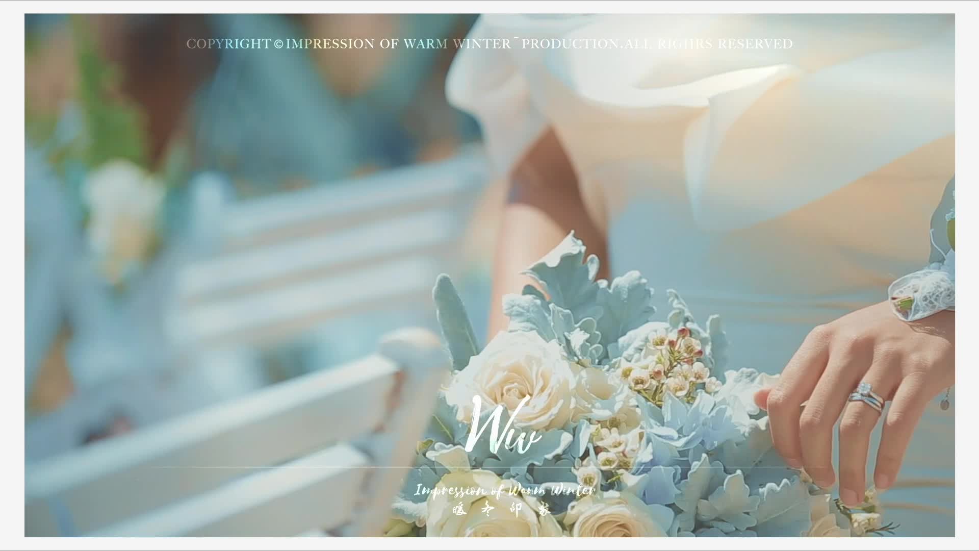 双机位户外沙滩小清新婚礼