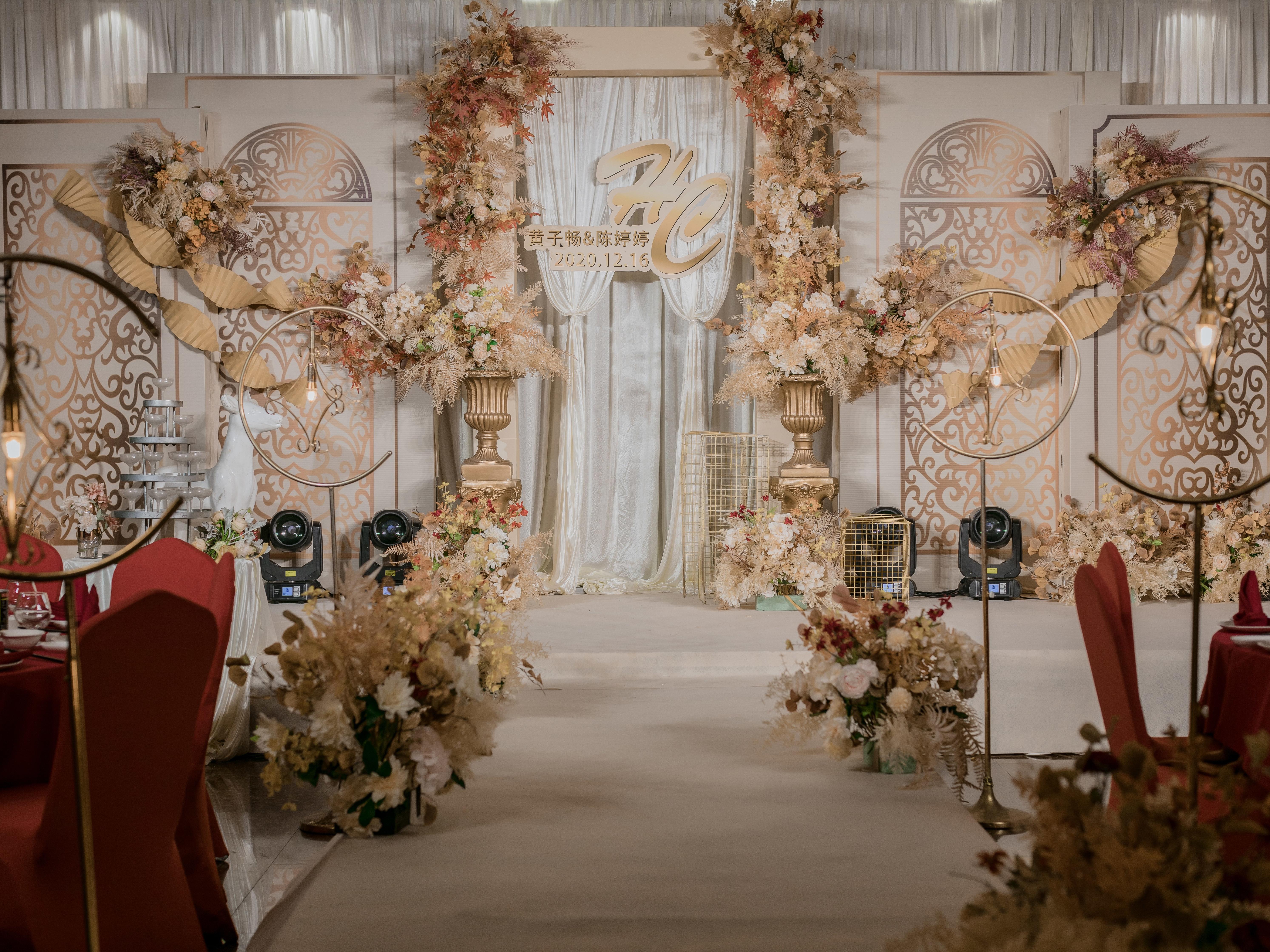 揭阳新香槟色浪漫高品质婚礼