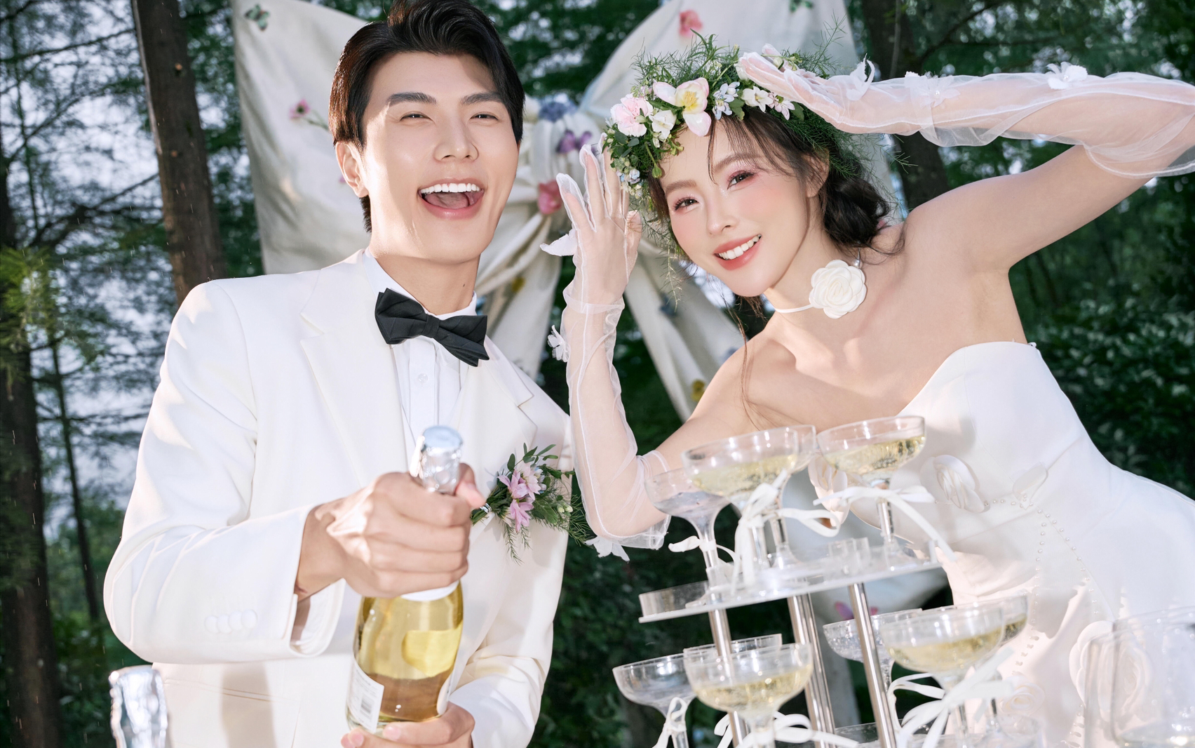 拿什么來抵擋這組森系甜酷風(fēng)婚紗照 美鼠我