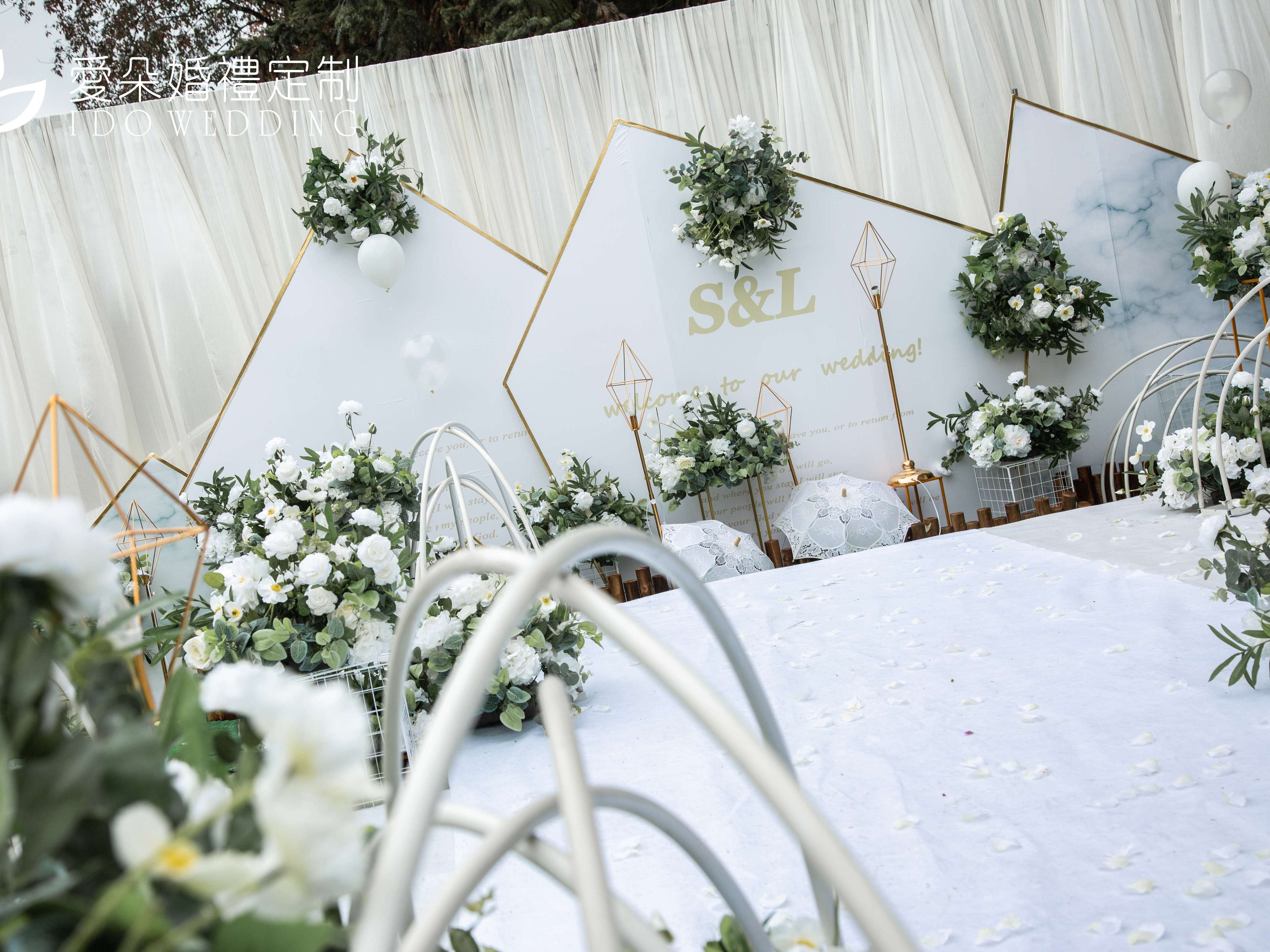 【爱朵高端婚礼定制】清新的户外——森系婚礼