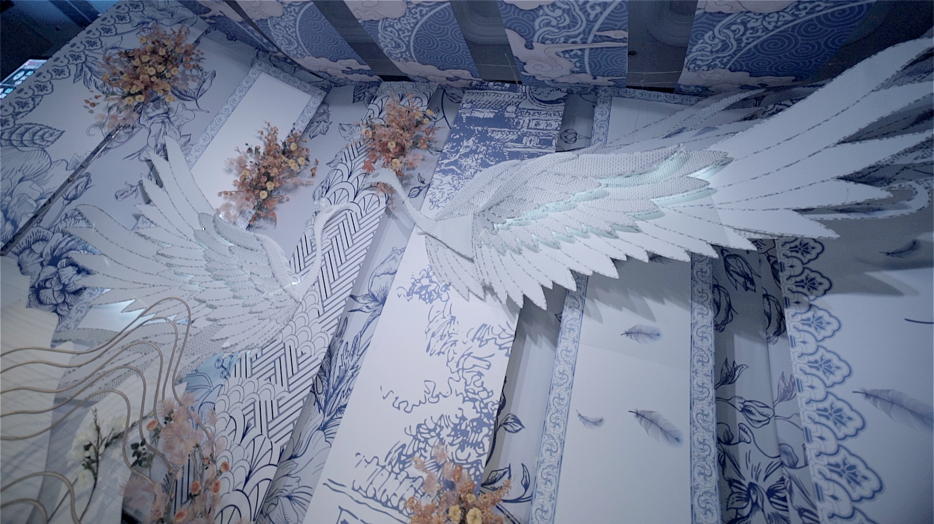 【鸢尾蓝比翼鸟 | 雅致青花瓷】炊烟袅袅只愿与你